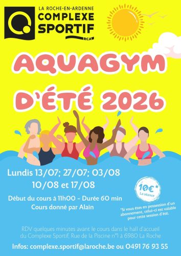 Aquagym session été 2026