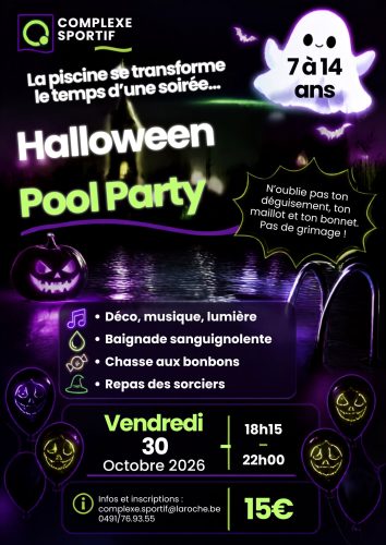 Halloween pool party 2026